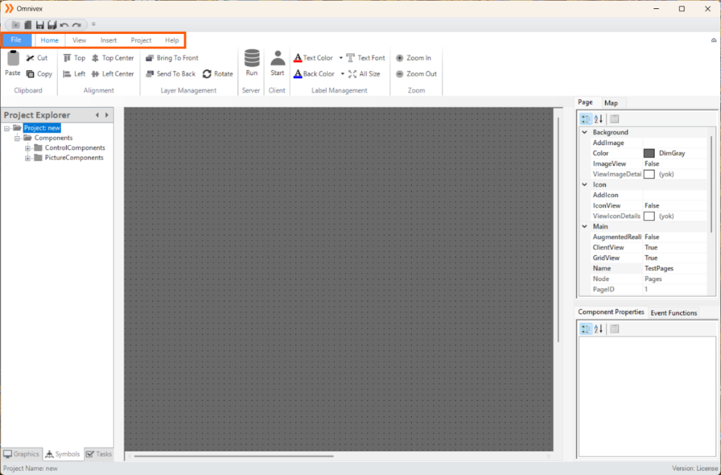 Figure 3 – Menu Bar