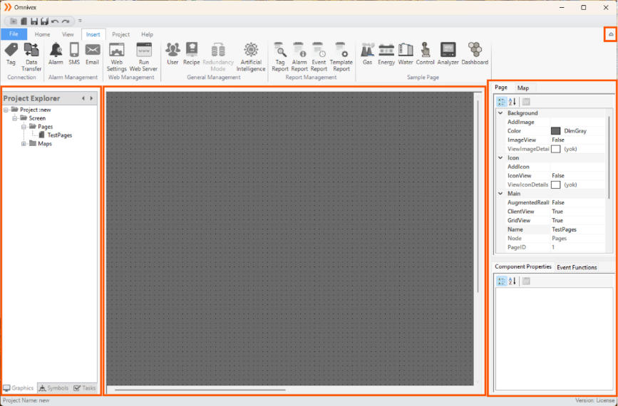 Figure 2 – Interface Controls